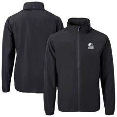 NFL Cleveland Browns Cutter & Buck Charter Eco Recycled Full-Zip Hoodie Jacket