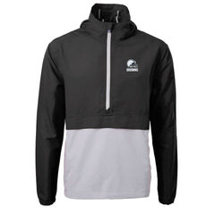 NFL Cleveland Browns Cutter & Buck Charter Eco Recycled Anorak Half-Zip Hoodie Jacket