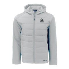 NFL Cleveland Browns Cutter & Buck Evoke Hybrid Eco Softshell Recycled Full-Zip Hooded Jacket