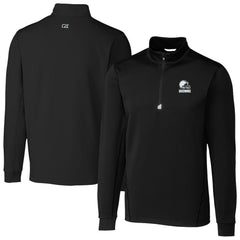 NFL Cleveland Browns Cutter & Buck Big & Tall Traverse Stretch Eco Quarter-Zip Pullover Top