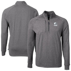 NFL Cleveland Browns Cutter & Buck Big & Tall Adapt Eco Knit Quarter-Zip Top
