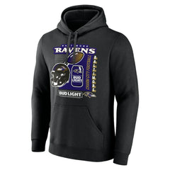NFL Baltimore Ravens Bud Light Pullover Hoodie