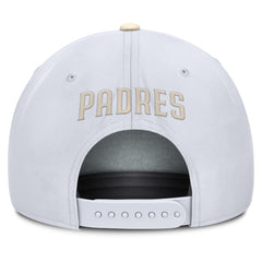San Diego Padres Pro Performance Snapback Hat - White/Cream | Nike