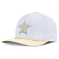 Houston Astros Pro Performance Snapback Hat - White/Cream | Nike