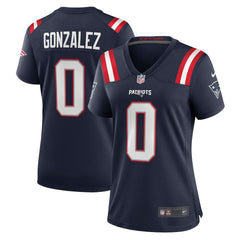 NFL New England Patriots Christian Gonzalez Women's Team Game Jersey