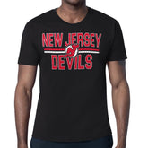 New Jersey Devils Starter Mesh Look Team Name T-Shirt