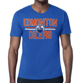 Edmonton Oilers Starter Mesh Look Team Name T-Shirt
