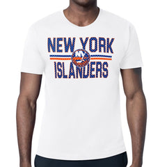 New York Islanders Starter Mesh Look Team Name T-Shirt
