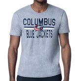 Columbus Blue Jackets Starter Mesh Look Team Name T-Shirt