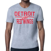 Detroit Red Wings Starter Mesh Look Team Name T-Shirt