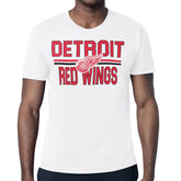 Detroit Red Wings Starter Mesh Look Team Name T-Shirt