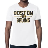 Boston Bruins Starter Mesh Look Team Name T-Shirt