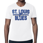 St. Louis Blues Starter Mesh Look Team Name T-Shirt