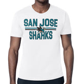 San Jose Sharks Starter Mesh Look Team Name T-Shirt