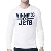 Winnipeg Jets Starter Mesh Look Team Name Long Sleeve T-Shirt