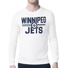 Winnipeg Jets Starter Mesh Look Team Name Long Sleeve T-Shirt