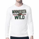 Minnesota Wild Starter Mesh Look Team Name Long Sleeve T-Shirt