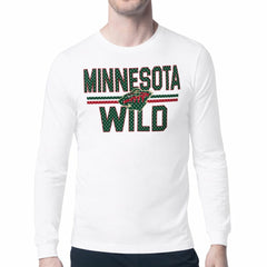 Minnesota Wild Starter Mesh Look Team Name Long Sleeve T-Shirt