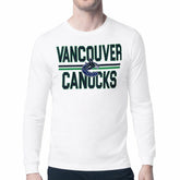 Vancouver Canucks Starter Mesh Look Team Name Long Sleeve T-Shirt