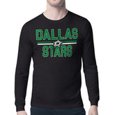 Dallas Stars Starter Mesh Look Team Name Long Sleeve T-Shirt
