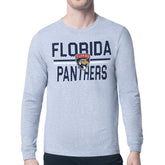 Florida Panthers Starter Mesh Look Team Name Logo Long Sleeve T-Shirt