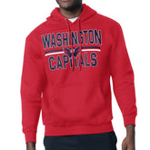 Washington Capitals Starter Mesh Look Team Name Logo Tri-Blend Pullover Hoodie