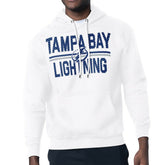Tampa Bay Lightning Starter Mesh Look Team Name Logo Tri-Blend Pullover Hoodie