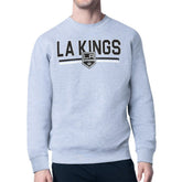 Los Angeles Kings Starter Mesh Look Team Name Logo Pullover Sweatshirt