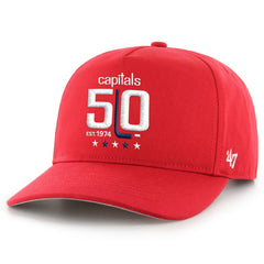 Washington Capitals '47 50th Anniversary Hitch Adjustable Hat