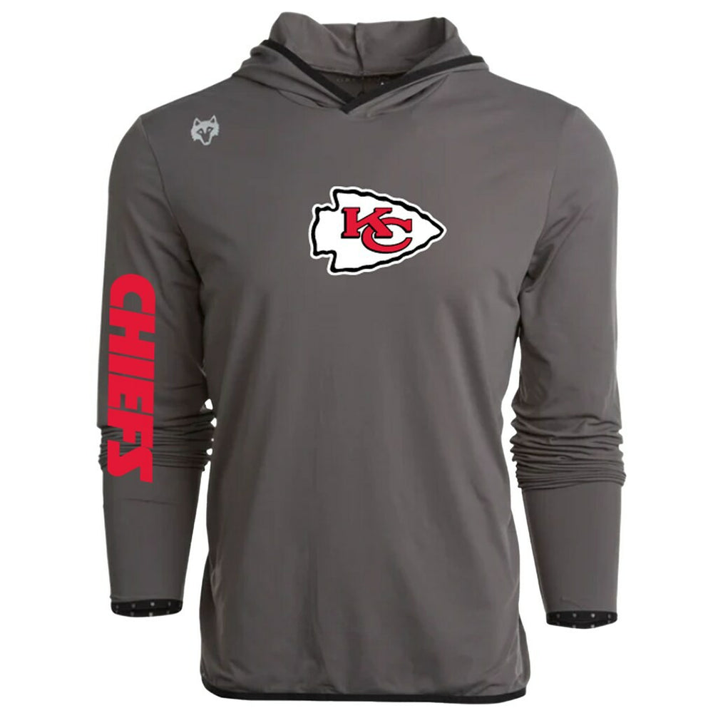 NFL Kansas City Chiefs Greyson Clothiers Colorado Long Sleeve Hoodie T-Shirt