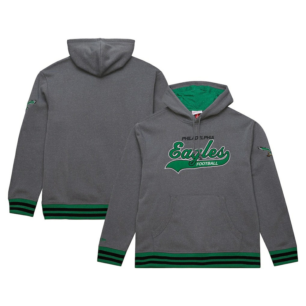 NFL Philadelphia Eagles Vintage Logo Snow Washed Fleece Pullover Hoodie