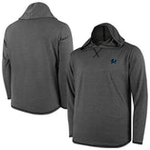 Miami Marlins Butter Stripe Tri-Blend Long Sleeve Hoodie T-Shirt - Black