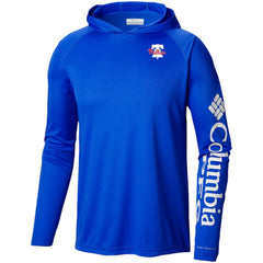 Philadelphia Phillies Omni-Wick Terminal Tackle Raglan Long Sleeve Hoodie T-Shirt - Royal | Columbia