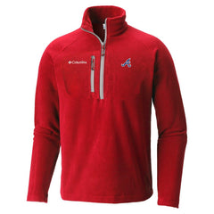 Atlanta Braves Fast Trek III Half-Zip Fleece Pullover - Red | Columbia