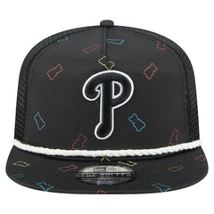 Philadelphia Phillies Gummy Golfer Trucker Adjustable Hat - Black | New Era