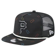 Pittsburgh Pirates Gummy Golfer Trucker Snapback Hat - Black | New Era