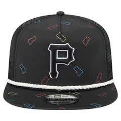 Pittsburgh Pirates Gummy Golfer Trucker Snapback Hat - Black | New Era
