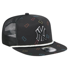 New York Yankees Gummy Golfer Trucker Adjustable Hat - Black | New Era