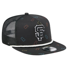 San Francisco Giants Gummy Golfer Trucker Adjustable Hat - Black | New Era