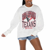 NFL Houston Texans Gameday Couture Women's Time Out Oversized Long Sleeve T-Shirt