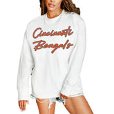 NFL Cincinnati Bengals Gameday Couture Women's Classic Comeback Oversized Long Sleeve T-Shirt