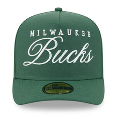 Milwaukee Bucks 2025 NBA Draft A-Frame 59FIFTY Fitted Hat - Hunter Green | New Era discount