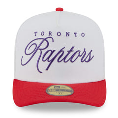 Toronto Raptors 2025 NBA Draft A-Frame 59FIFTY Fitted Hat - White/Red | New Era cheap