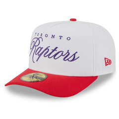 Toronto Raptors 2025 NBA Draft A-Frame 59FIFTY Fitted Hat - White/Red | New Era cheap