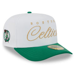 Boston Celtics 2025 NBA Draft A-Frame 59FIFTY Fitted Hat - White/Kelly Green | New Era online