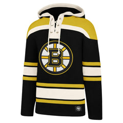 David Pastrnak Boston Bruins '47 Big & Tall Lace-up Pullover Hoodie