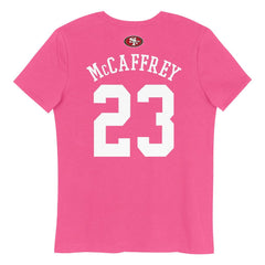 NFL San Francisco 49ers Christian McCaffrey Girls Youth Player Name & Number T-Shirt