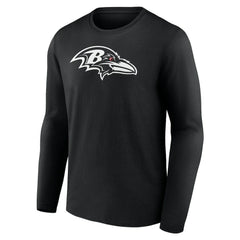 NFL Baltimore Ravens Personalized Name & Number Monochrome Long Sleeve T-Shirt