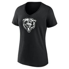 NFL Chicago Bears Women's Personalized Name & Number Monochrome V-Neck T-Shirt