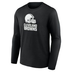 NFL Cleveland Browns Personalized Name & Number Monochrome Long Sleeve T-Shirt
